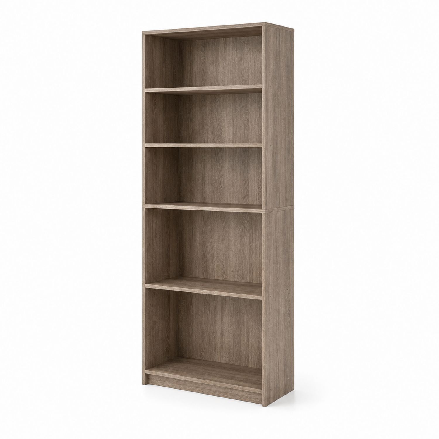 Bücherregal MDF 5 Ebenen 180x60x30 cm-Norvexoril