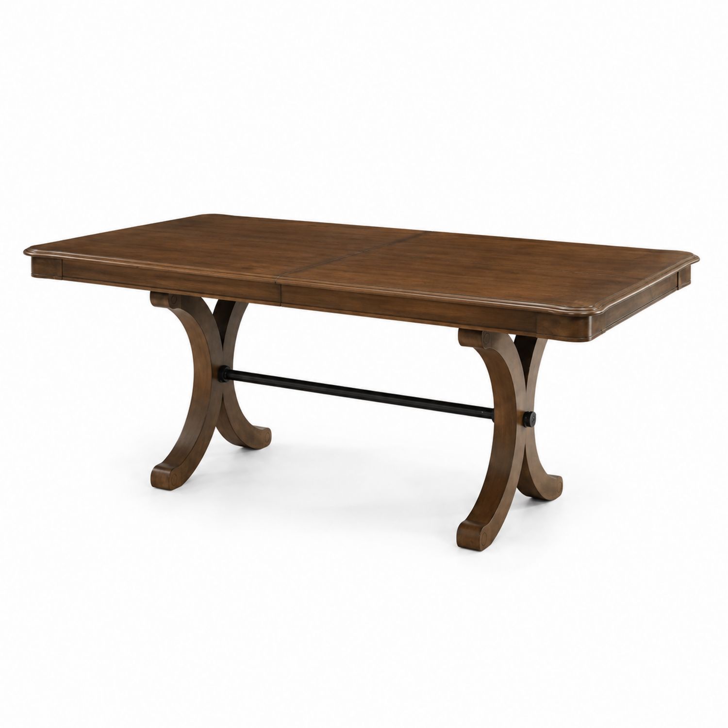 Rechteckiger Esstisch Holz Braun 200x100x76 cm-Norvexoril