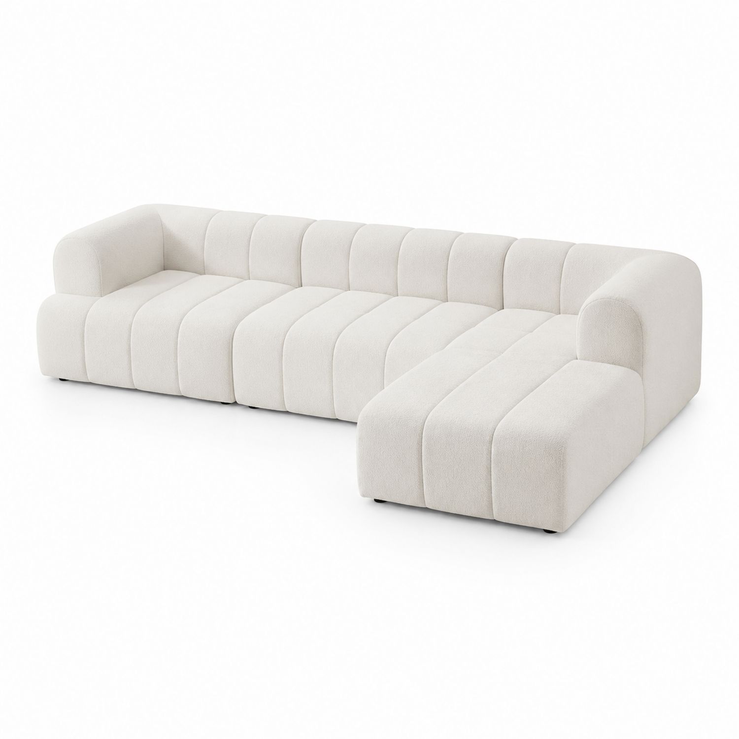 Ecksofa Stoff Beige 300cm-Norvexoril