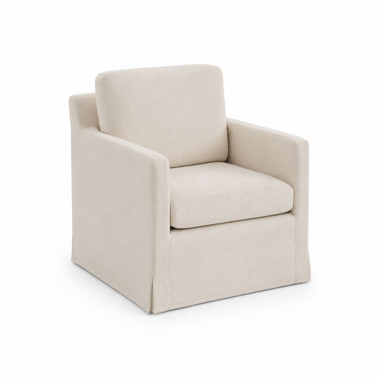 Sessel rechteckig Textil Beige-Norvexoril
