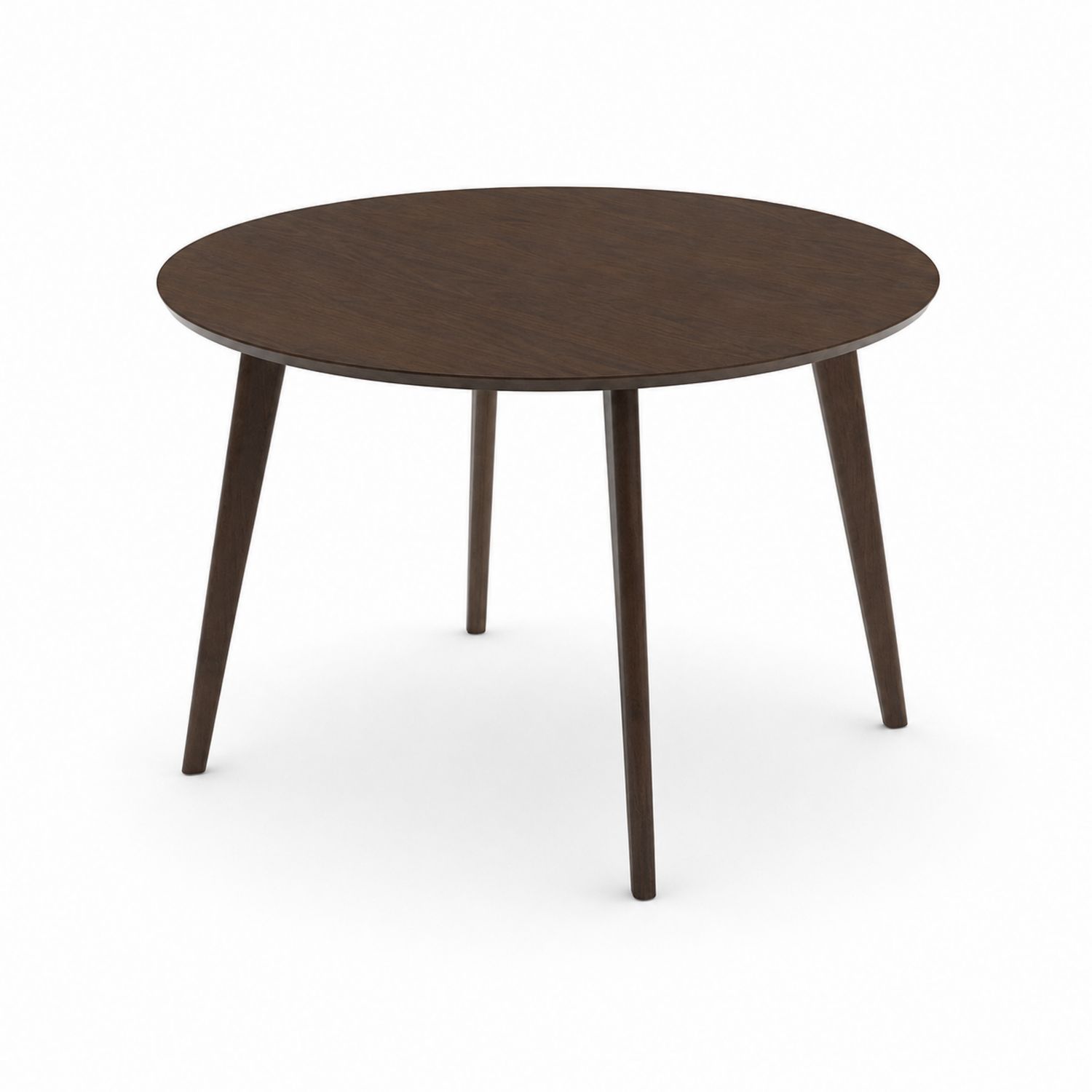 Runder Holztisch Ø120cm Walnussbraun-Norvexoril