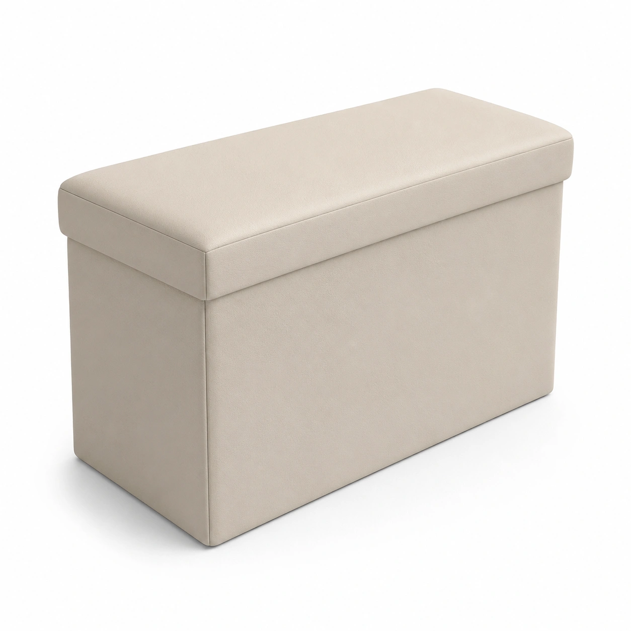 Banco de almacenamiento largo beige-BravelleHome
