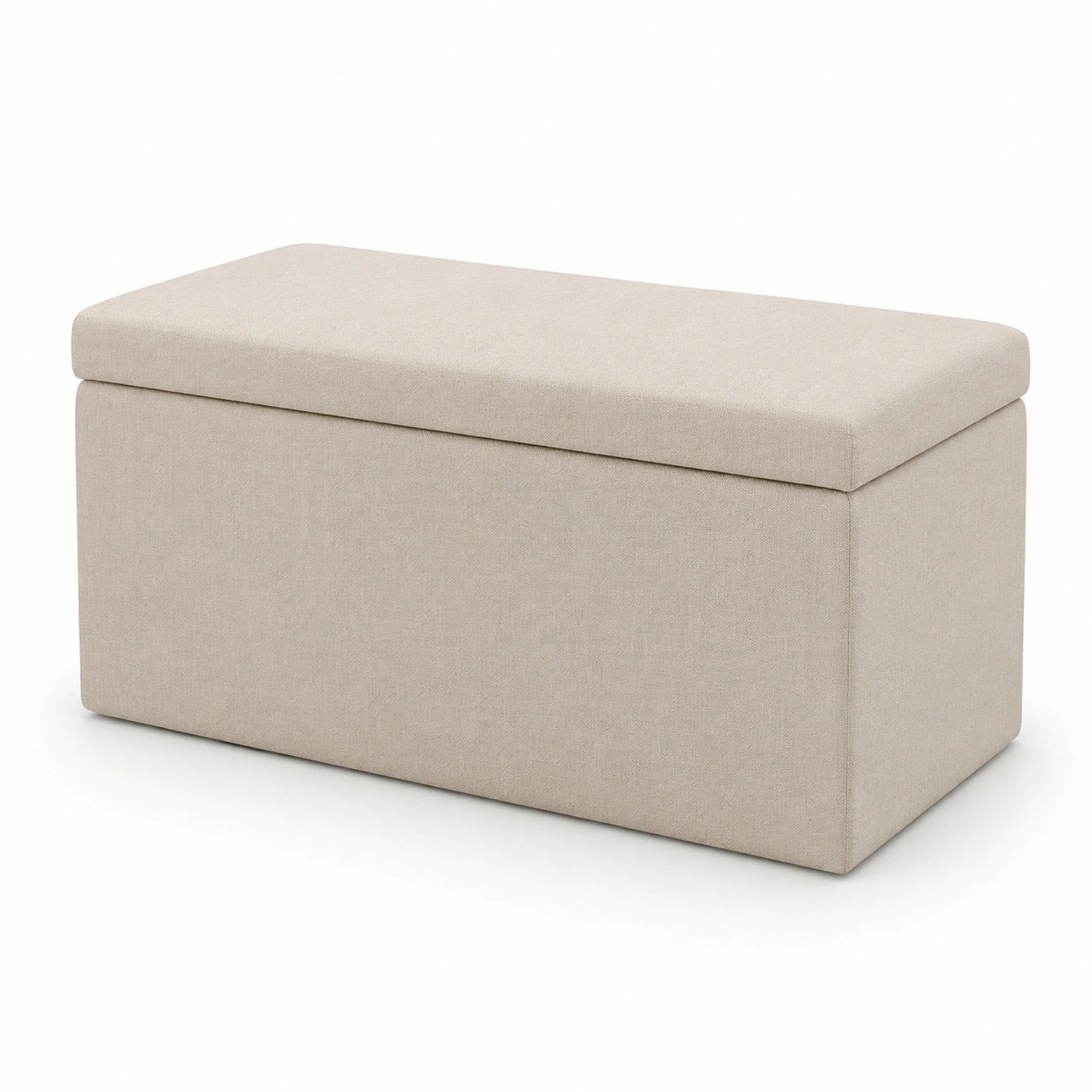 Banco largo con almacenaje beige-BravelleHome