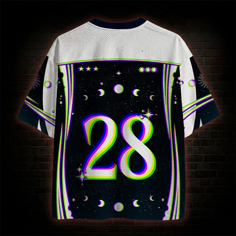 Solar Lunar Harmony Optic Lines Illusion Mesh Jersey