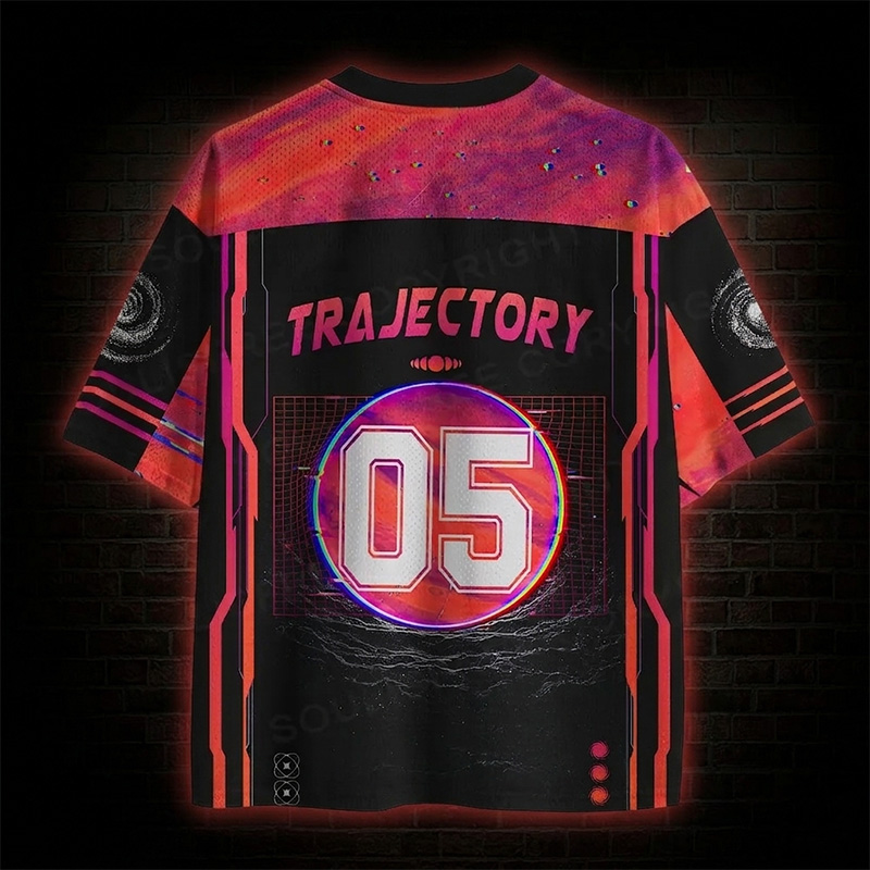 Follow the Cosmic Planet Path Mesh Jersey