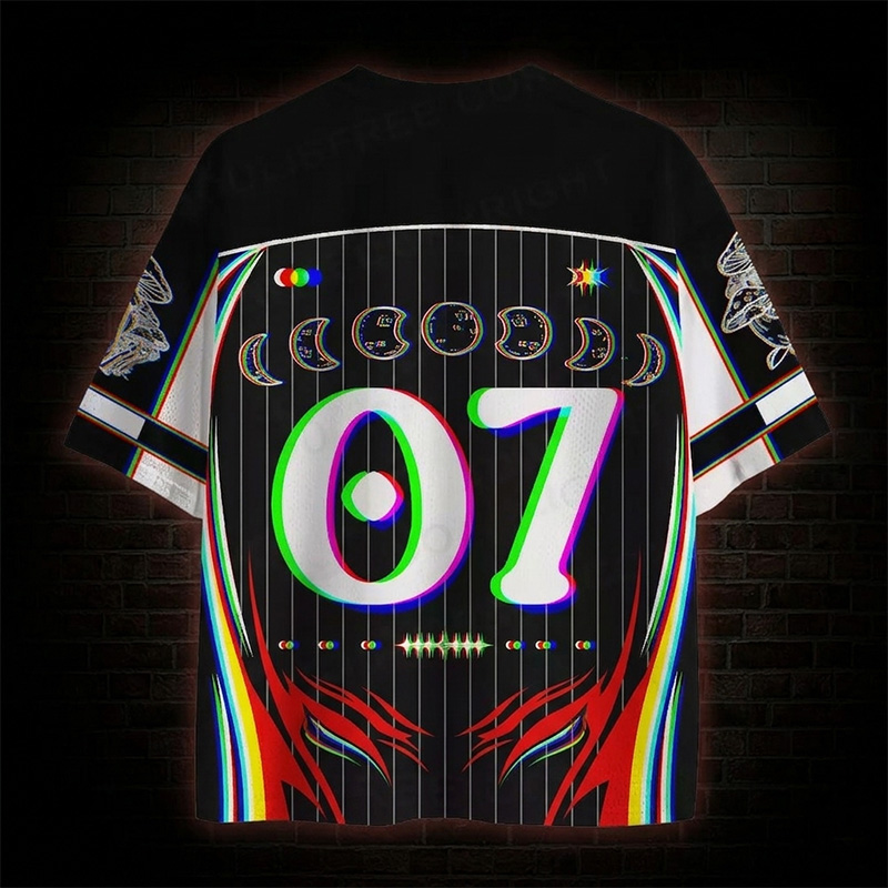 Mushroom and Moon Mesh Jersey
