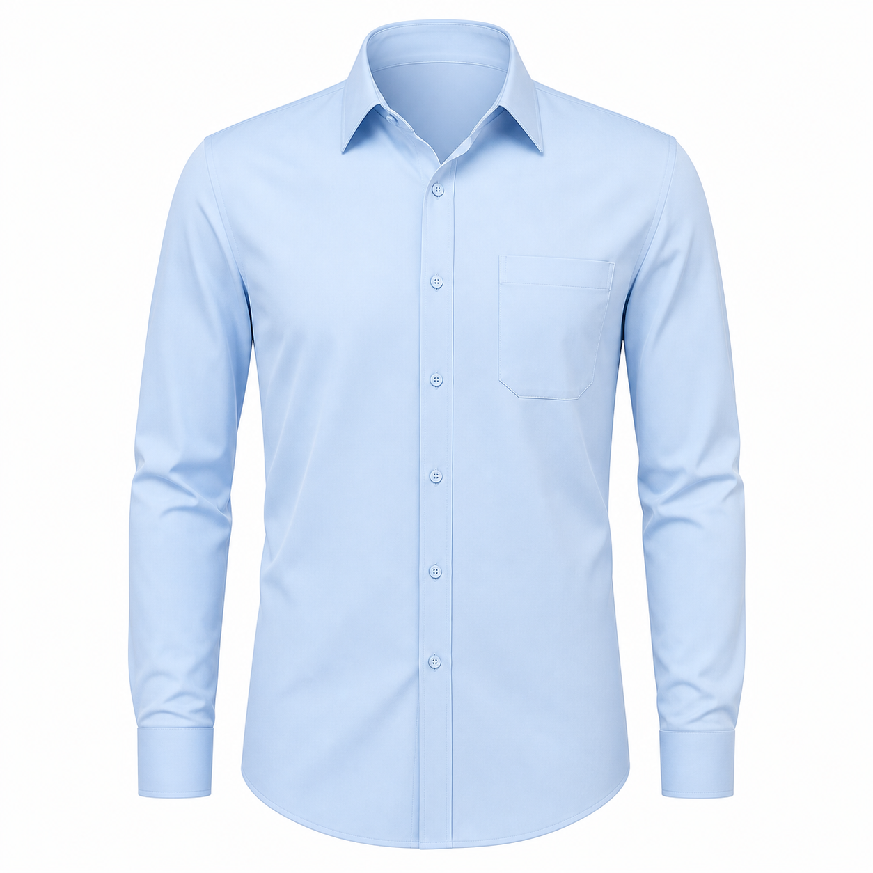 Men's Long-Sleeve Stretch Dress Shirt Multi-Pack