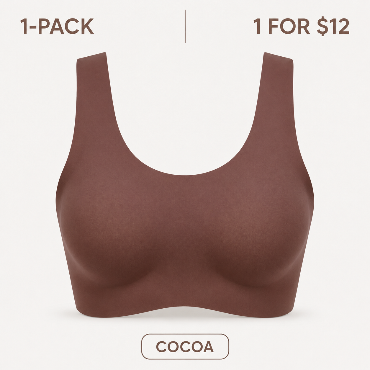 Seamless Wireless Scoop-Neck Bra Bundle