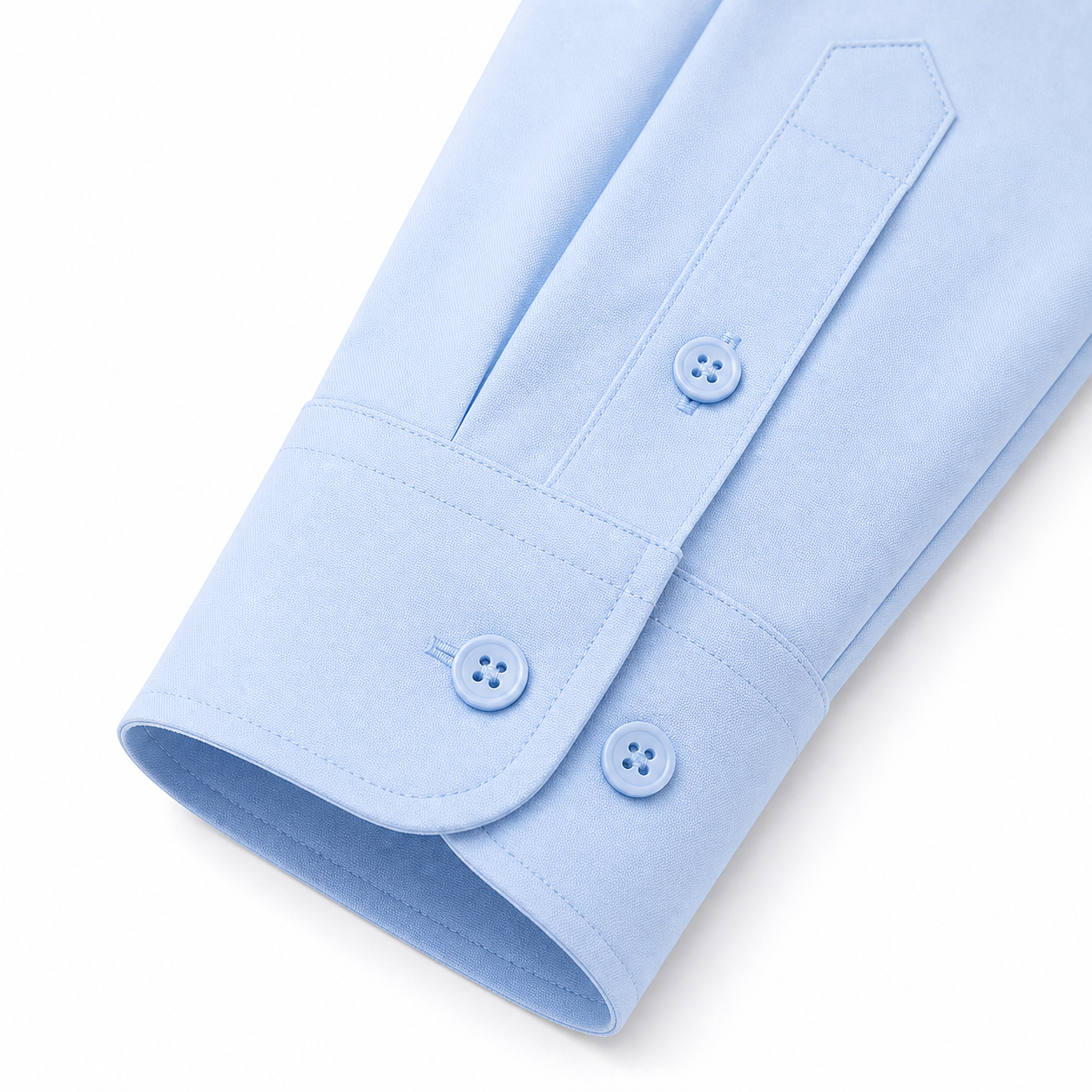 Adjustable cuff and button detail