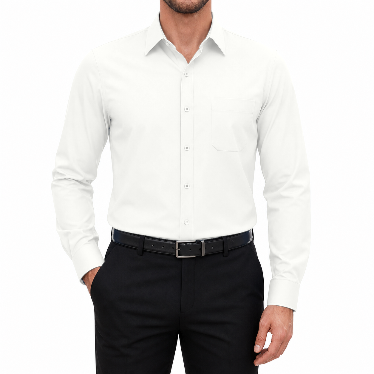 White dress shirt 8-Pack