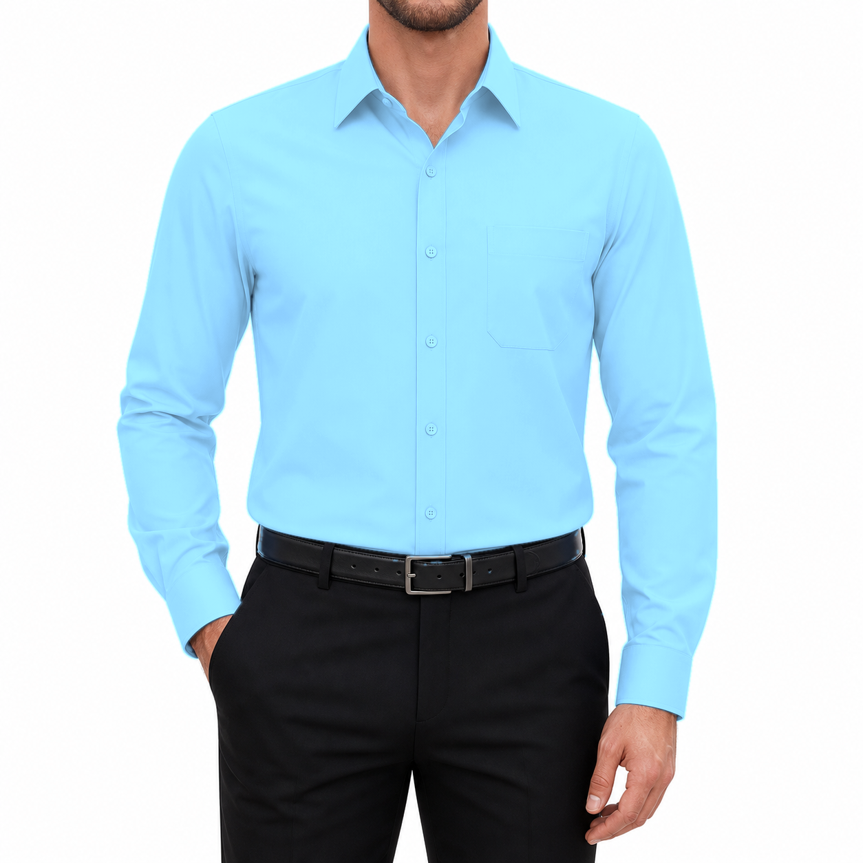Sky Blue dress shirt 8-Pack