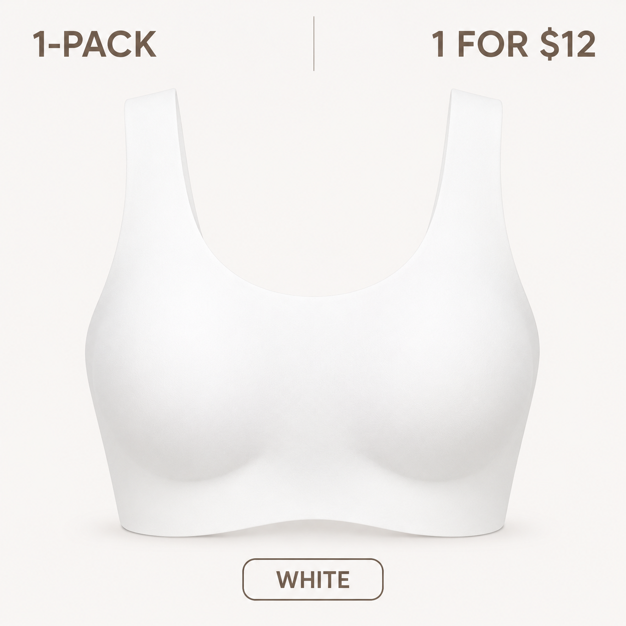 Seamless Wireless Scoop-Neck Bra Bundle