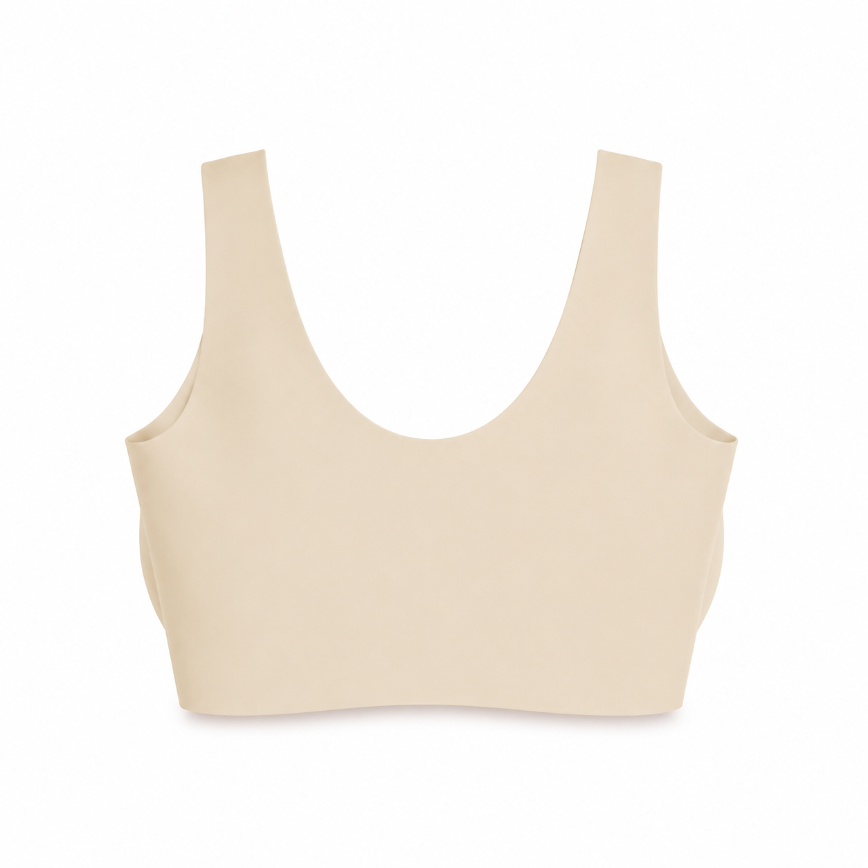 Ivory seamless wireless bra
