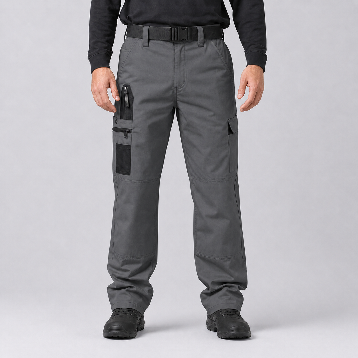 Workwear Black 4-Pack men's tactical cargo pants