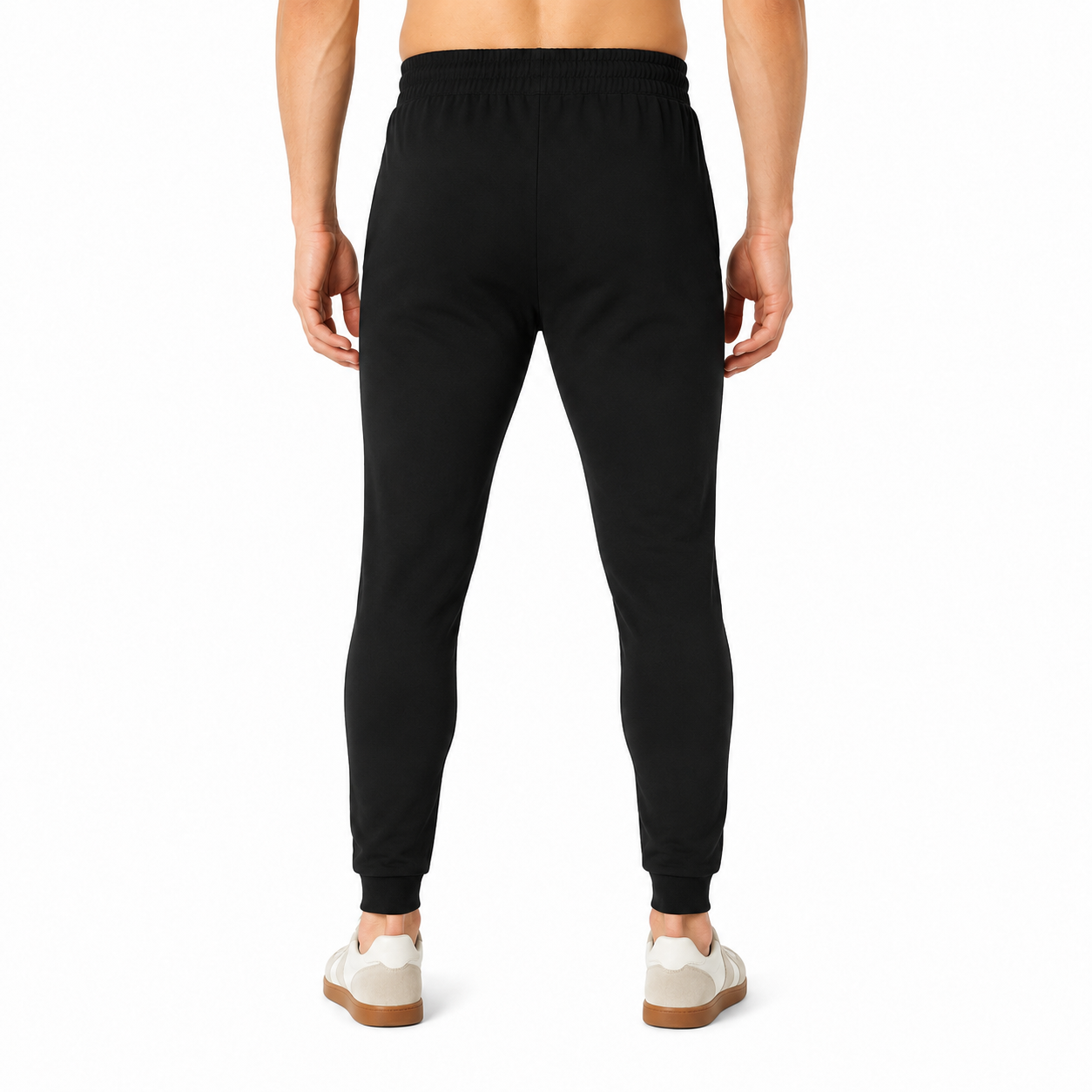 Olive Graphite jogger pants front view