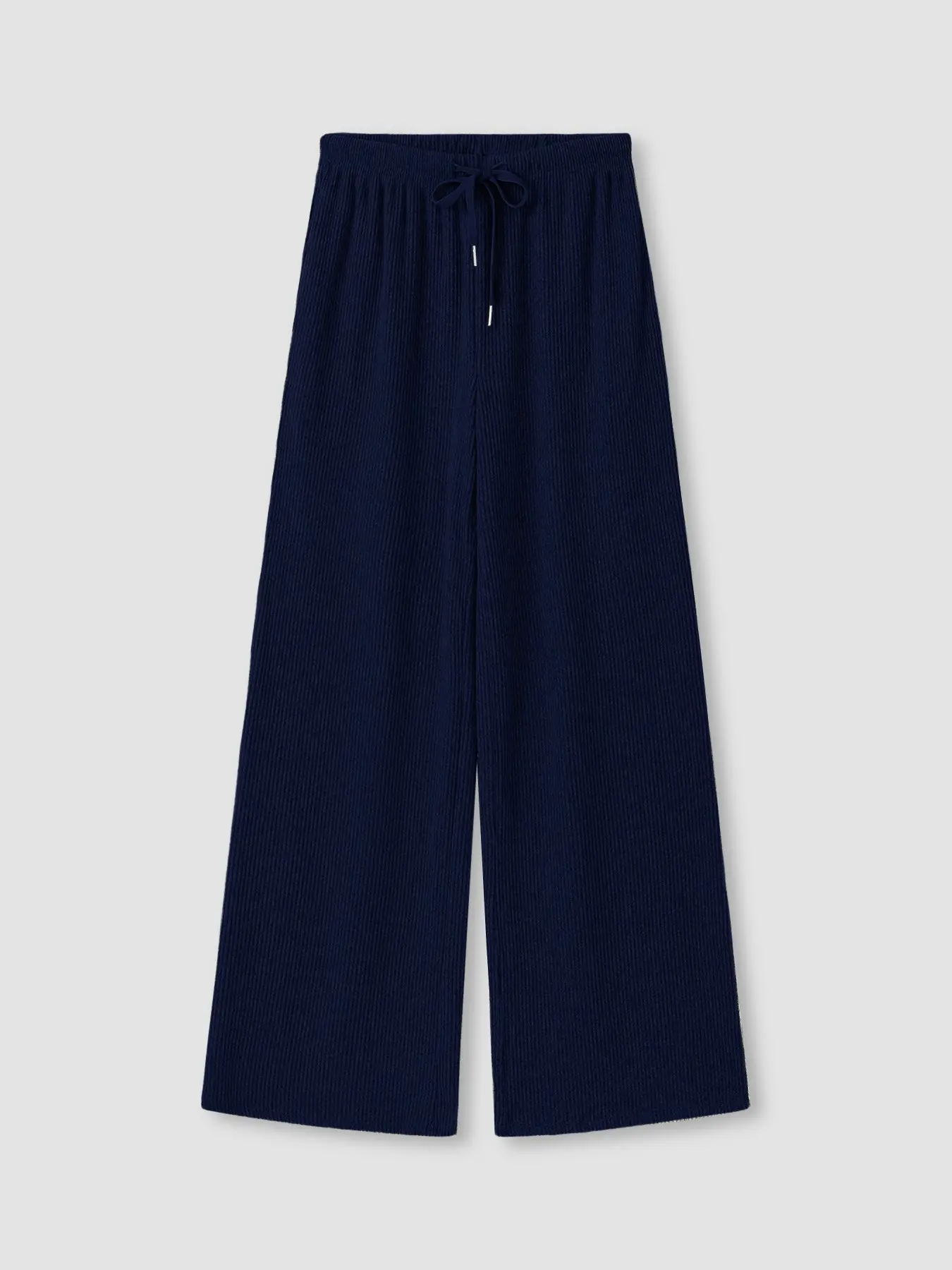 women's high-waist wide-leg lounge pants detail 5