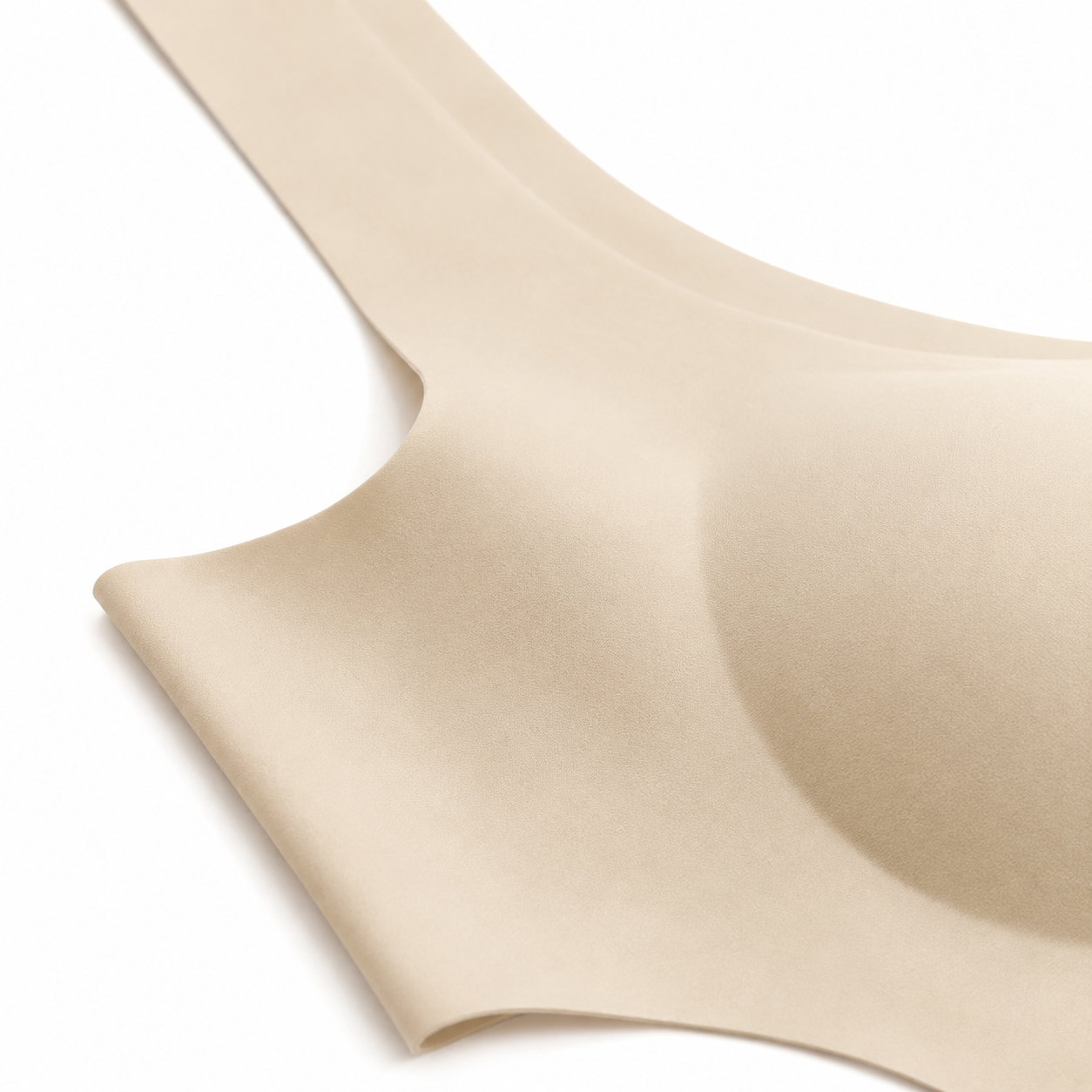 Oatmeal seamless wireless bra