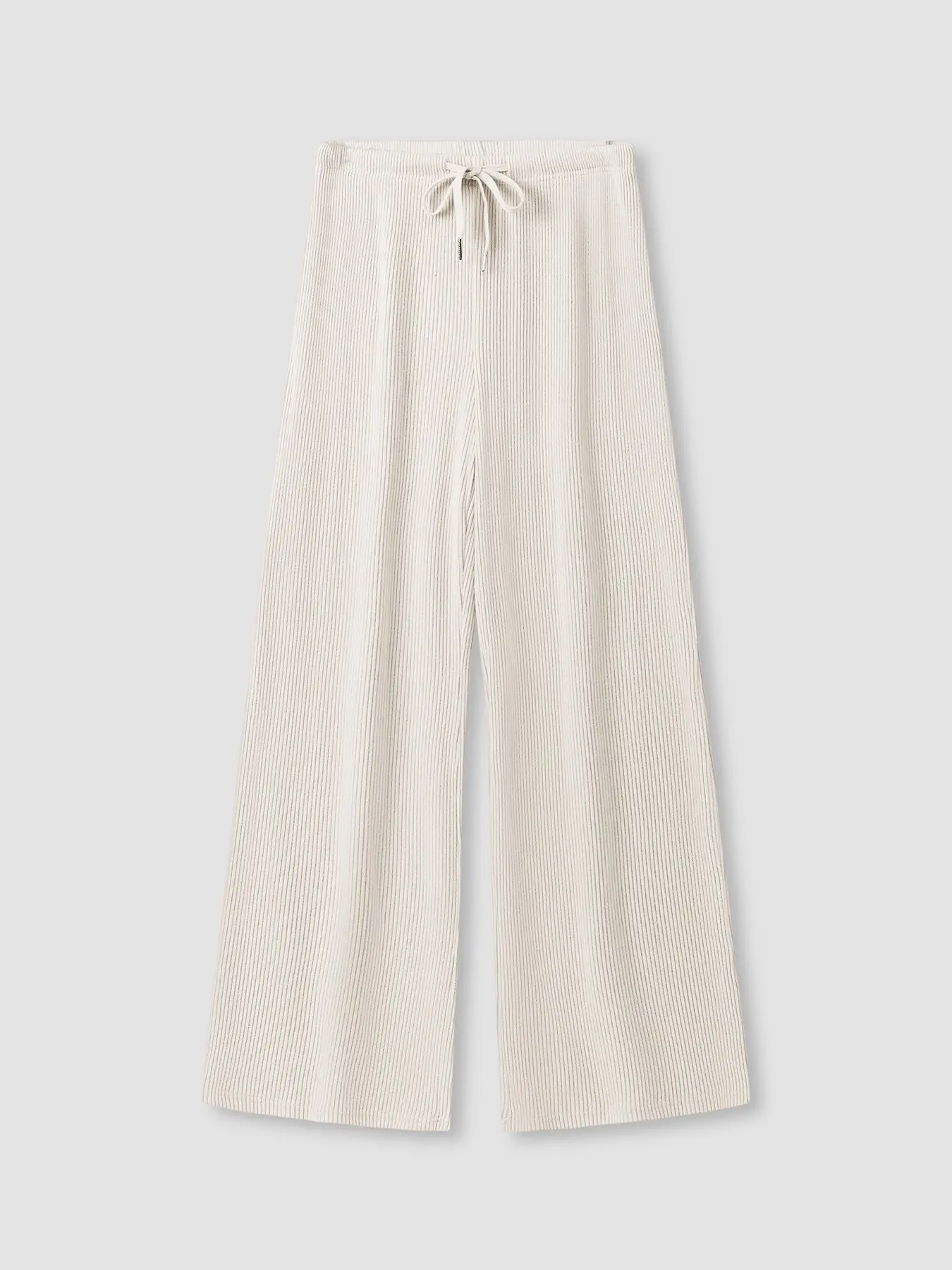 Women's high-waist wide-leg lounge pants detail 1