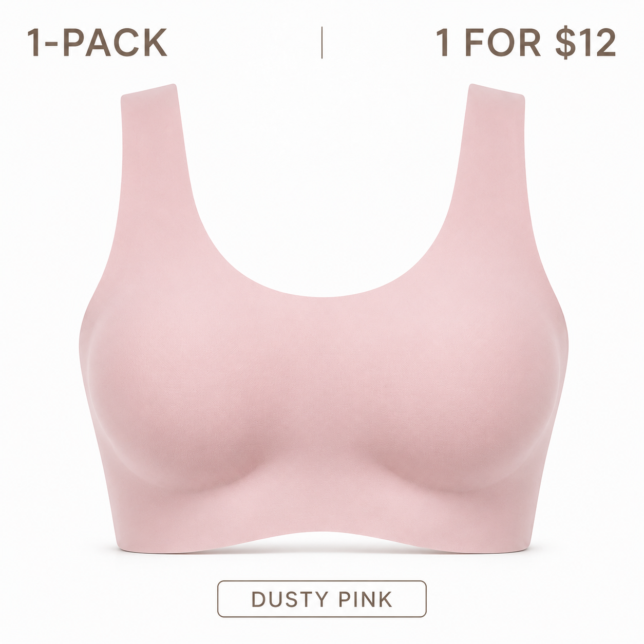 Seamless Wireless Scoop-Neck Bra Bundle