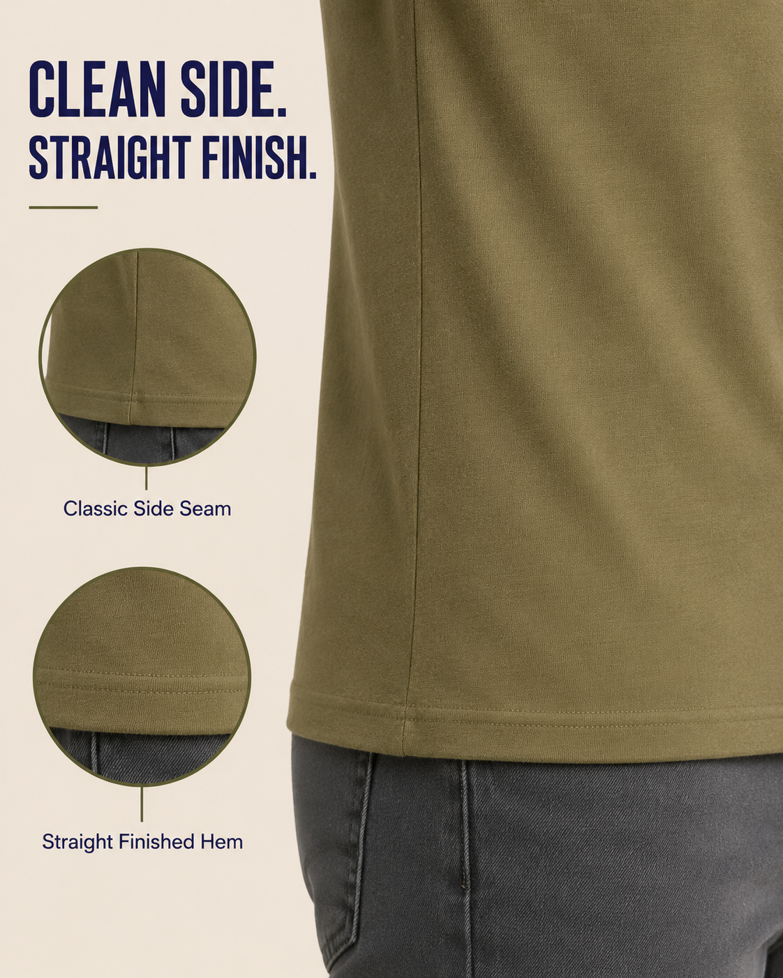 Men's Premium Fitted Crew Neck T-Shirt Bundle Pack