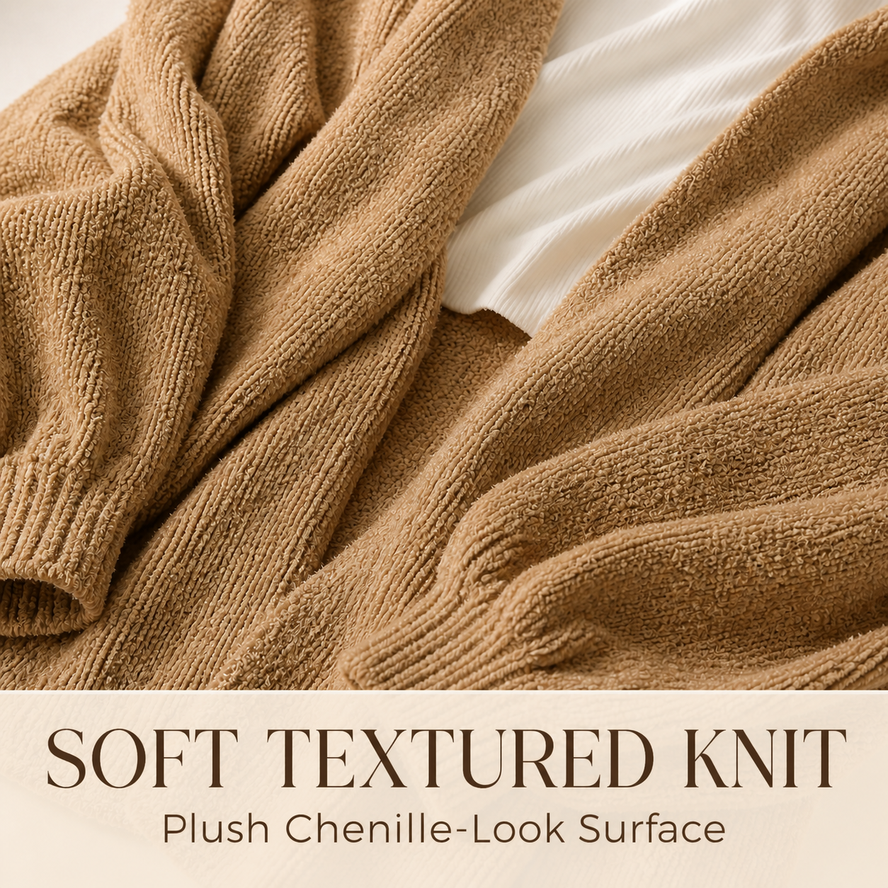 Women's Oversized Open-Front Knit Cardigan Bundle