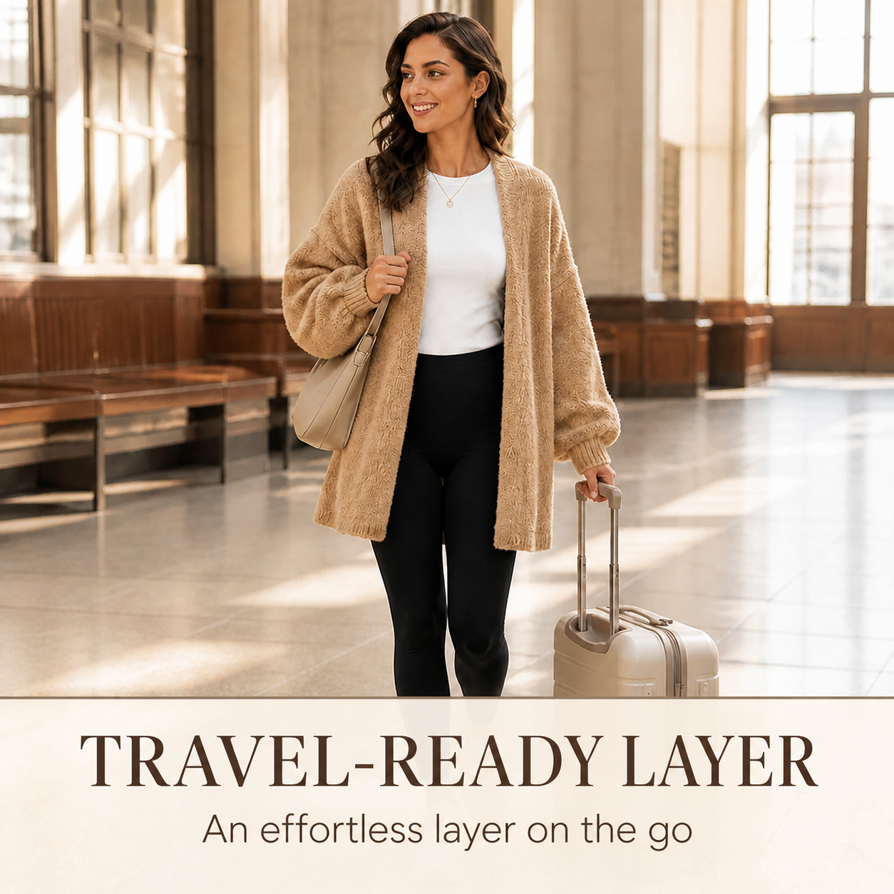 Women's Oversized Open-Front Knit Cardigan Bundle