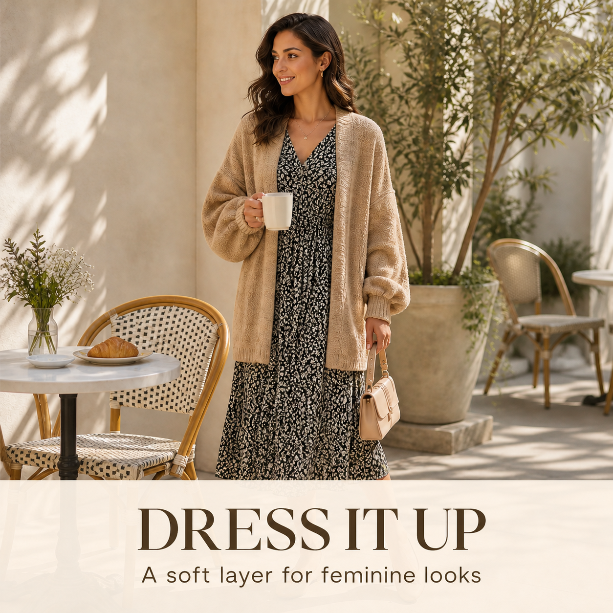 Women's Oversized Open-Front Knit Cardigan Bundle