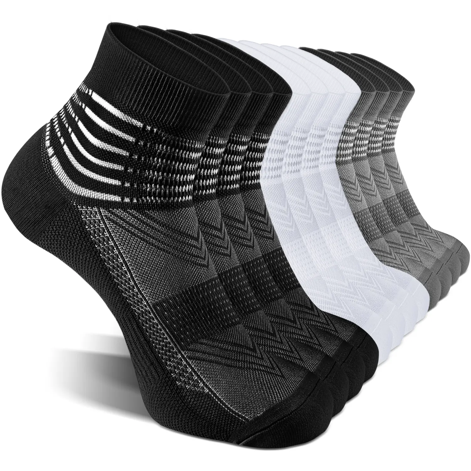 6-pack cooling compression ankle socks
