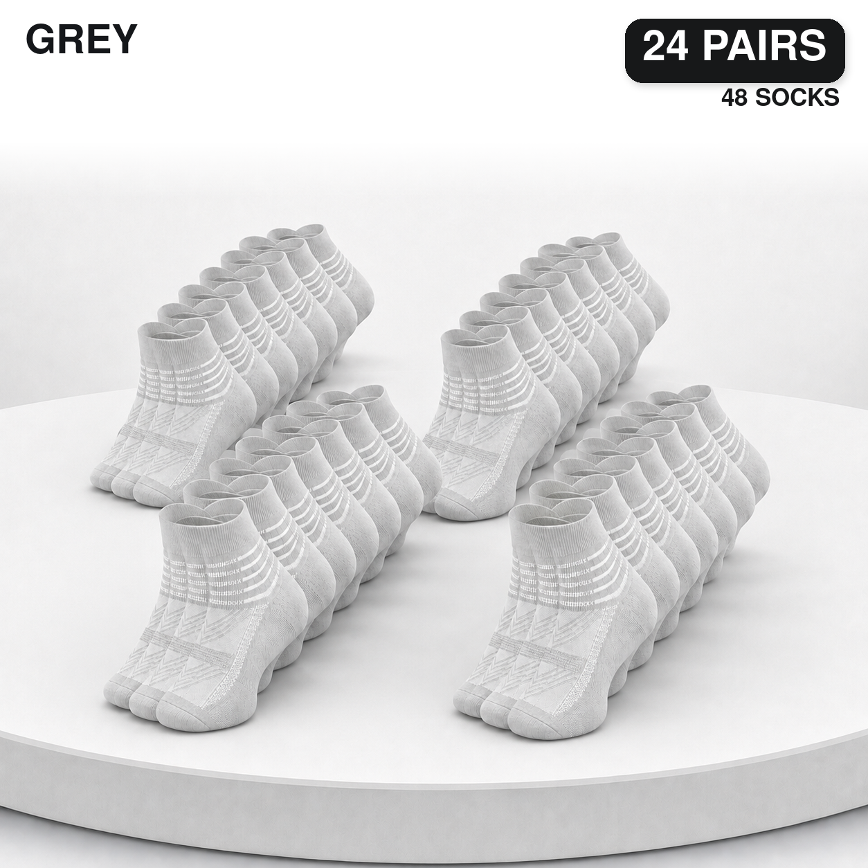 Pack Cooling Compression Ankle Socks for Men & Women