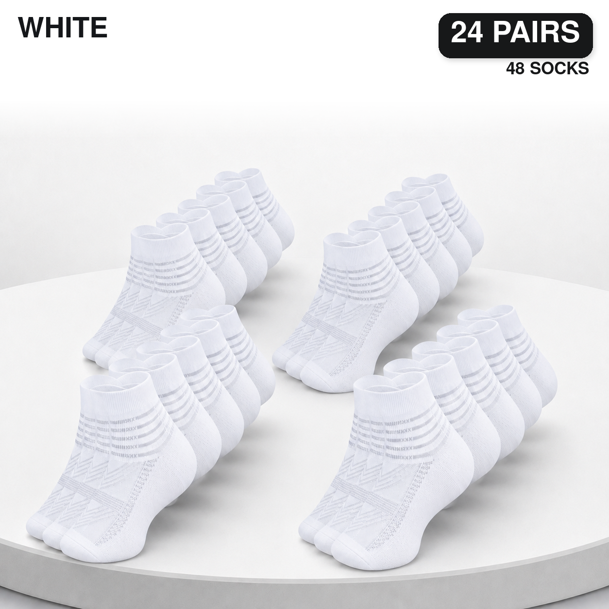 Pack Cooling Compression Ankle Socks for Men & Women