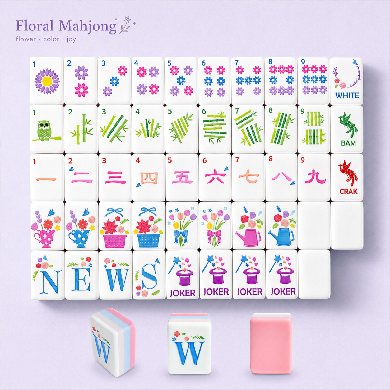 Floral mahjong