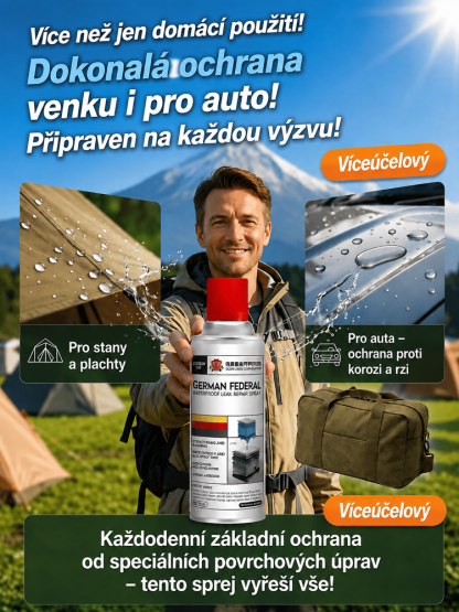 Rychleschnoucí penetrační hydroizolační sprej – stačí nastříkat: Vodotěsný za 60 sekund s životností až 30 let!
