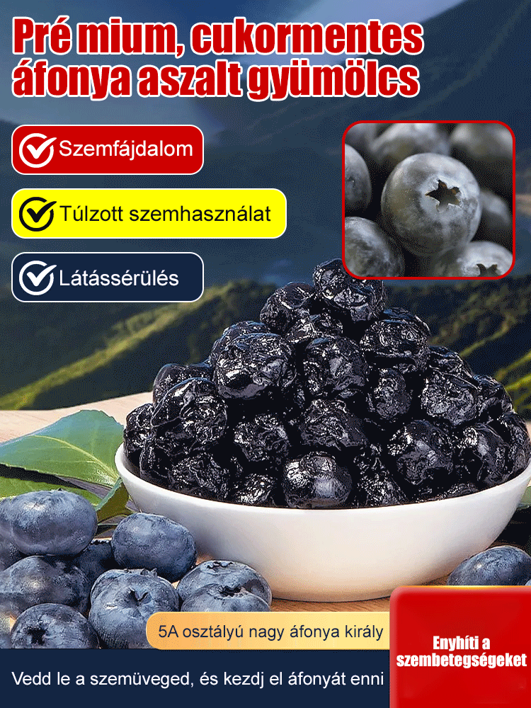 🫐【 Kupte 1, získejte 3 】👉 Prémiové sušené lesní borůvky | Superpotravina plná antioxidantů bez přidaného cukru