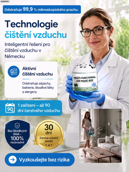 [Výkonné čištění: Odstraňuje 99,9 % mikronového prachu] Magická krabička na odstraňování prachu