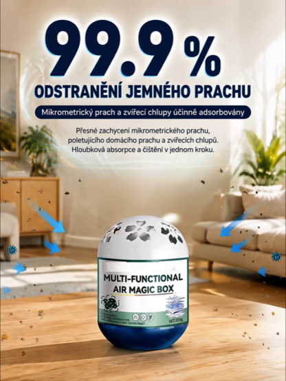 [Výkonné čištění: Odstraňuje 99,9 % mikronového prachu] Magická krabička na odstraňování prachu
