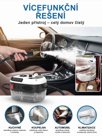 【Certifikace TÜV】Vysokotlaký parní čistič, doba předehřevu 3 sekundy, 99,89% fyzikální sterilizace