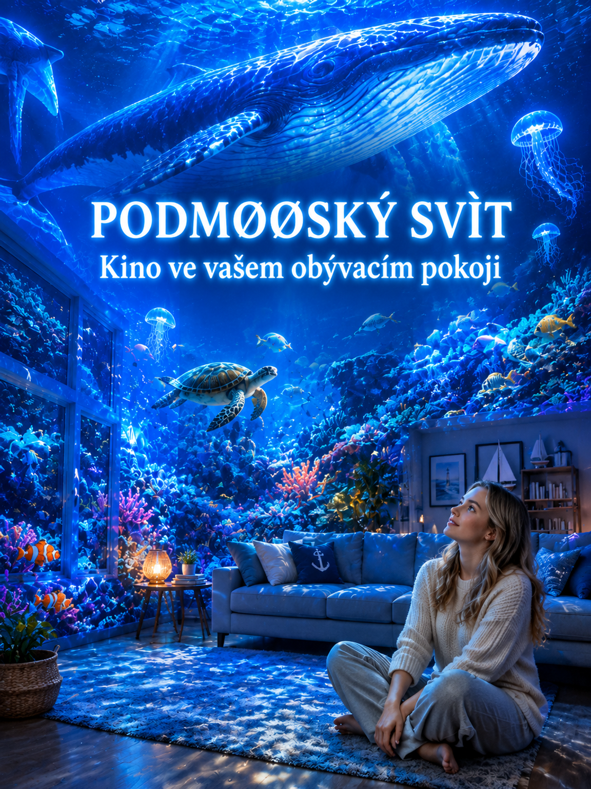 Snové vánoční projekční světlo: Panoramatická projekce a ultra tichý chod – okamžitě vykouzlí romantickou říši divů