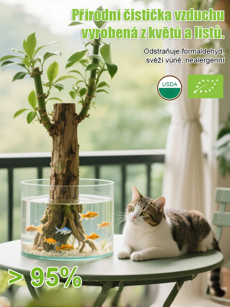 【Štěstí】Hydroponické Lucky Wood čistí vzduch, zvládnou ho pěstovat i začátečníci
