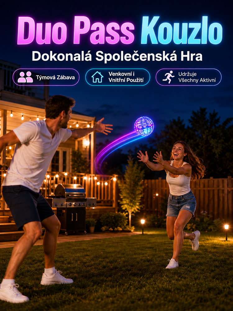 Konec zírání do obrazovek! Chytrá létající koule ovládaná gesty — odolná proti pádům a s působivým LED osvětlením