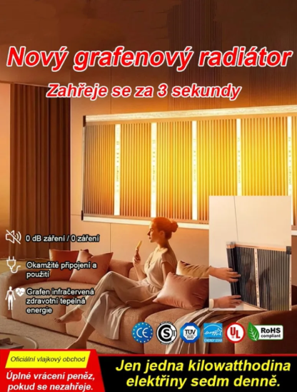 Grafenový Infrapanel s Bleskovým Ohřevem za 3s | Úspora Energie až 50%