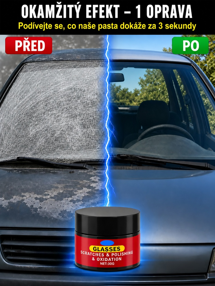 Leštěnka na Odstranění Škrábanců z Autoskel – 3 Sekundy a Škrábance Jsou Pryč! 100% Antireflexní Řešení pro Noční Jízdu!