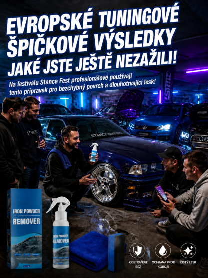 Profesionální čistič zažrané špíny z disků aut – Okamžité odstranění koroze vteřinu po vteřině