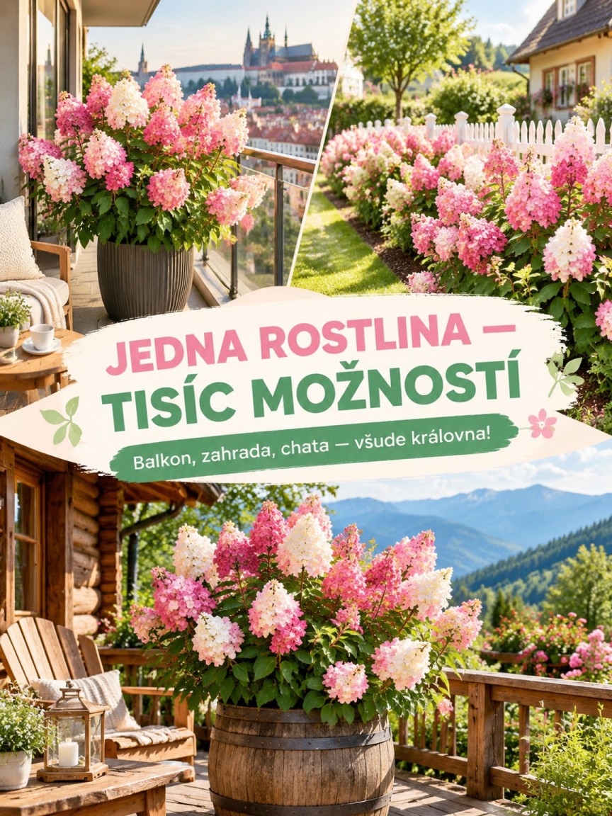 Mrazuvzdorná Hortenzie "Jahodový Kužel" | Kvete 300 Dní v Roce– Zasaďte a Zapomeňte