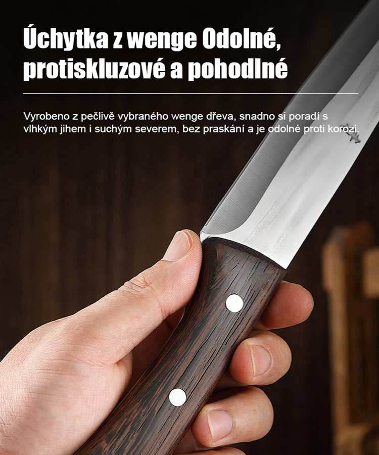 【Trvalá ostrost】Nevyžaduje údržbu ani časté broušení, životnost až 50 let. 