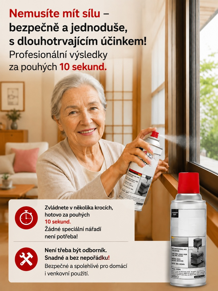 Německý rychleschnoucí voděodolný sprej