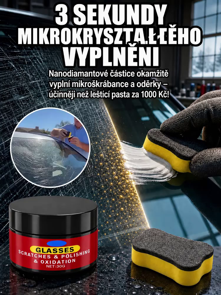 Leštěnka na Odstranění Škrábanců z Autoskel – 3 Sekundy a Škrábance Jsou Pryč! 100% Antireflexní Řešení pro Noční Jízdu!