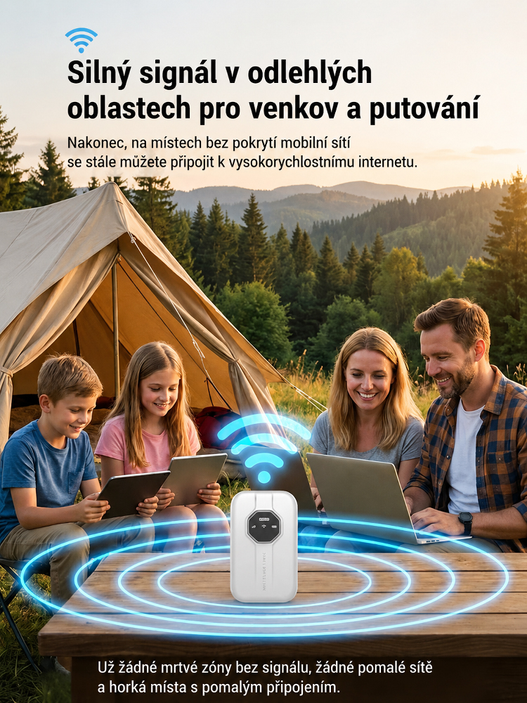 Za cenu jediného oběda: Doživotní neomezené 5G Wi-Fi bez SIM karty a poplatků!