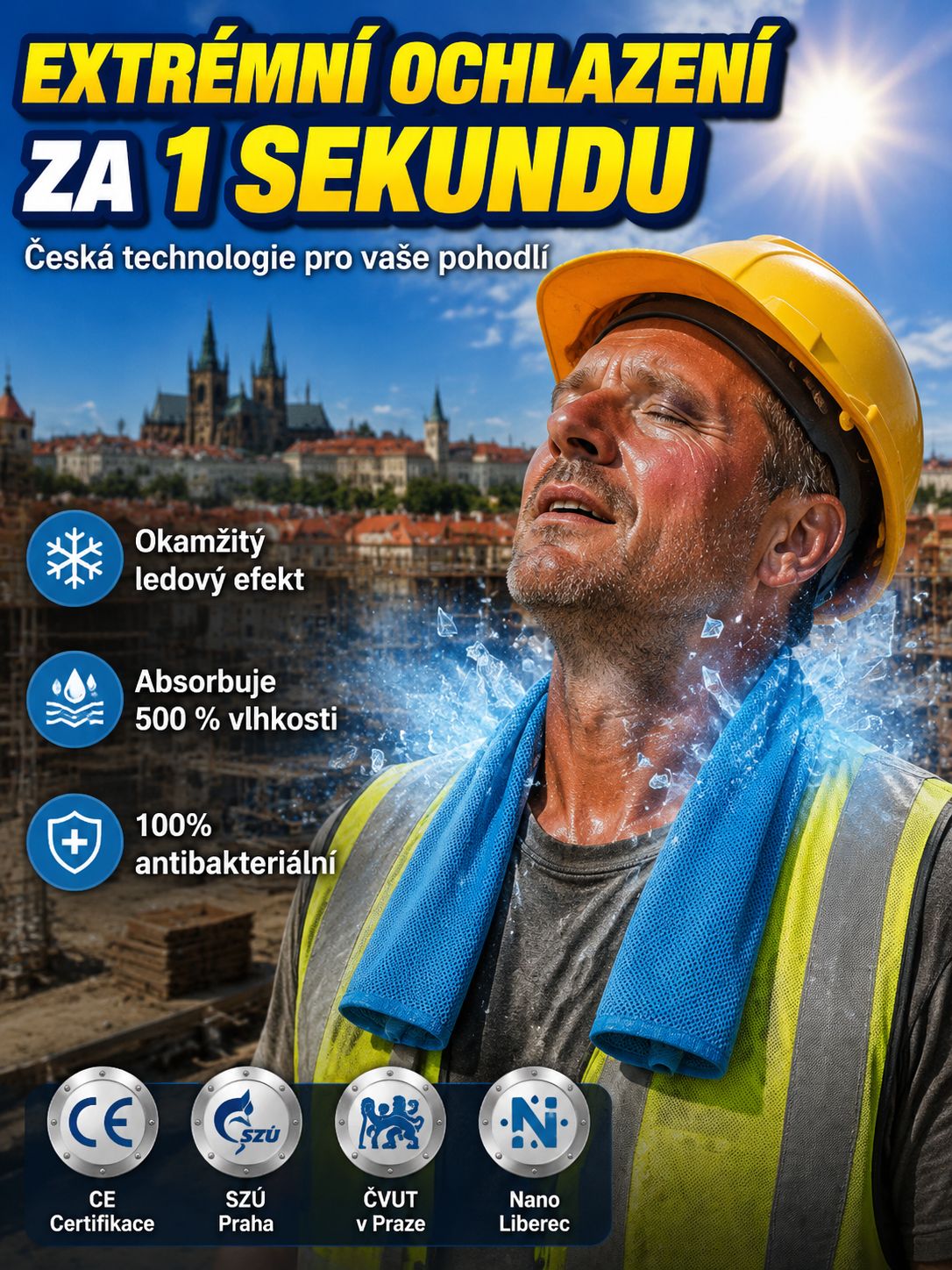 Letní chladicí ručník