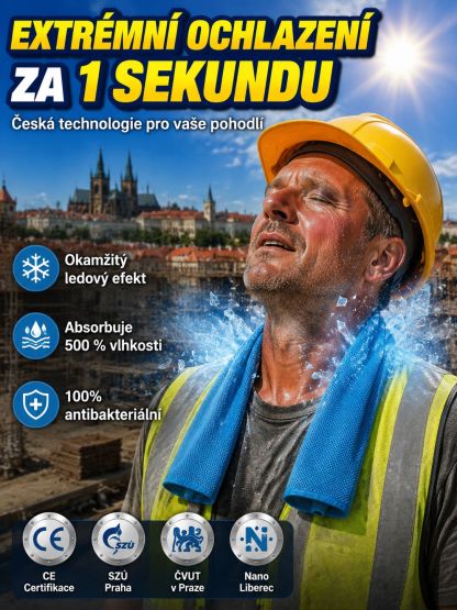 Letní chladicí ručník