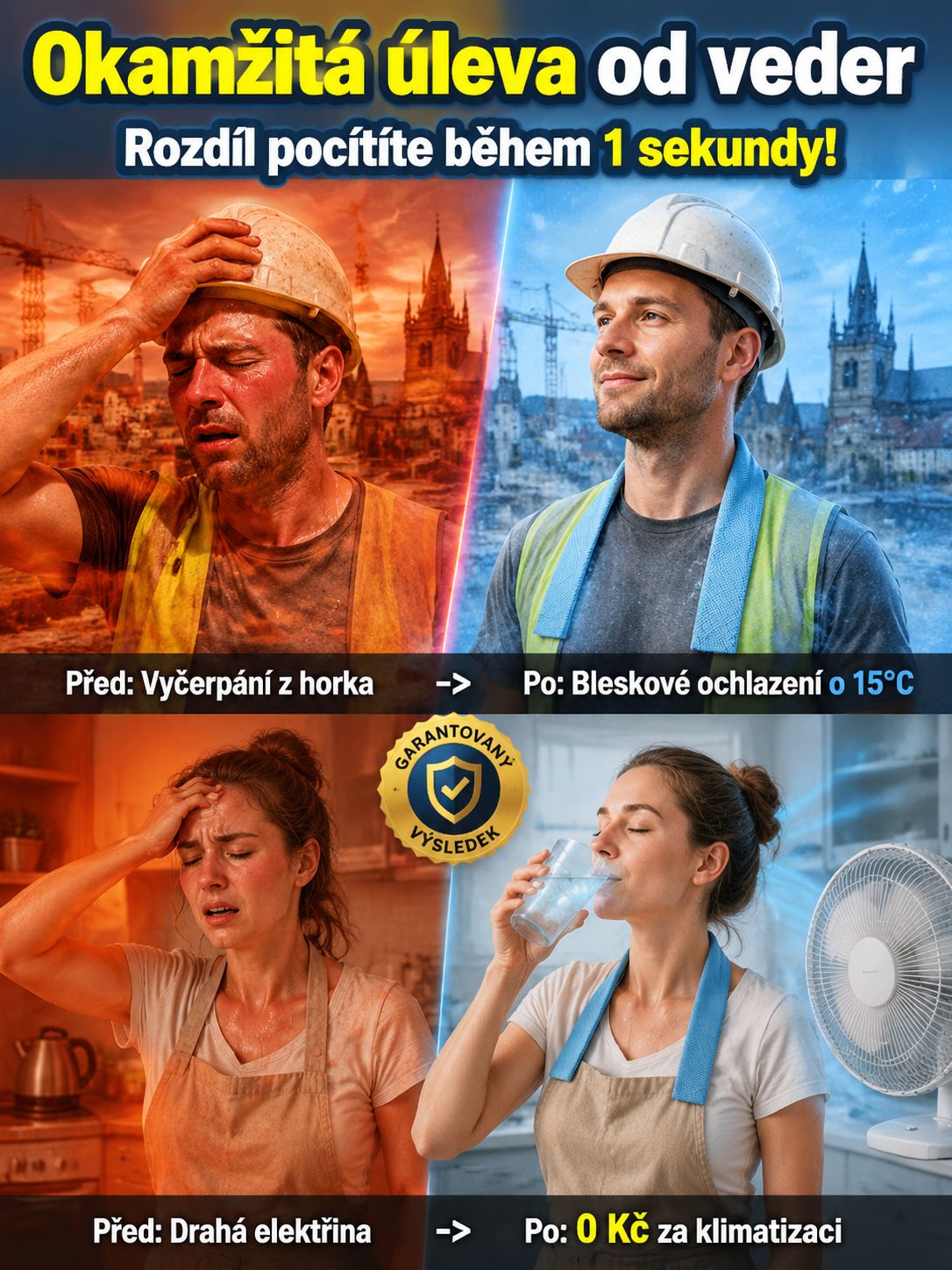 Letní chladicí ručník